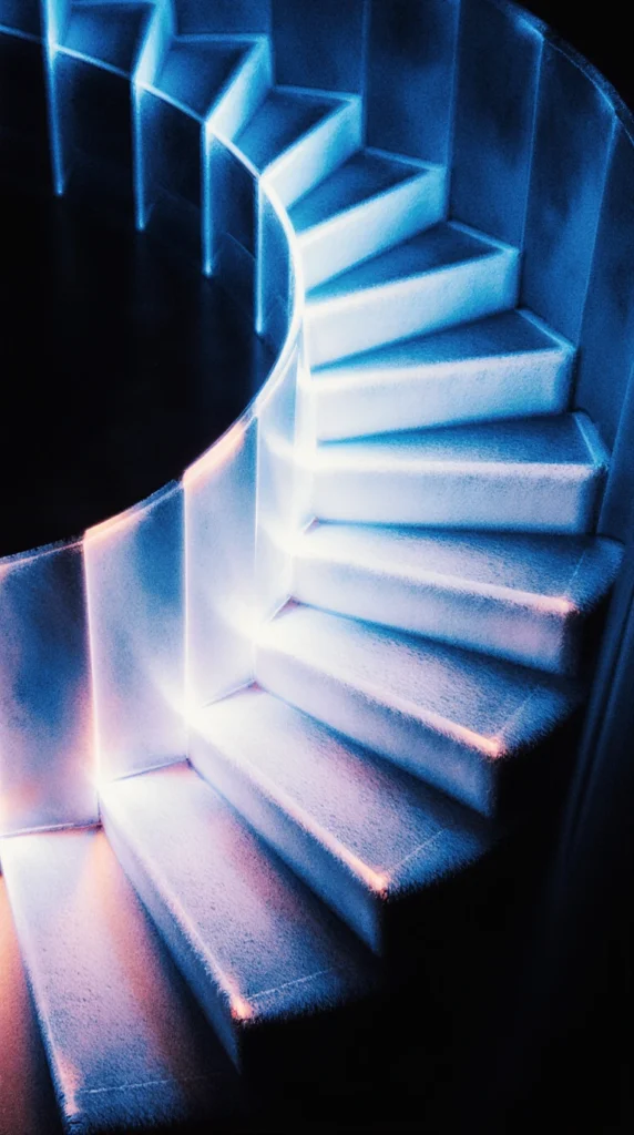 A staircase that reflects the achievements of projects, where each step represents a specific result.